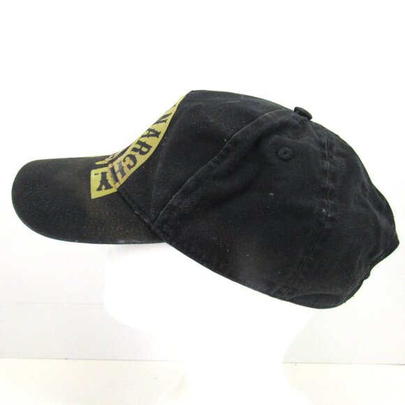 Sons Of Anarchy Graphic Logo Men's Black Adjustable Strap Back Cap Hat - Picture 3 of 7